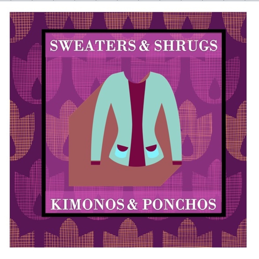 Women's Sweaters, Shrugs, Kimonos & Ponchos